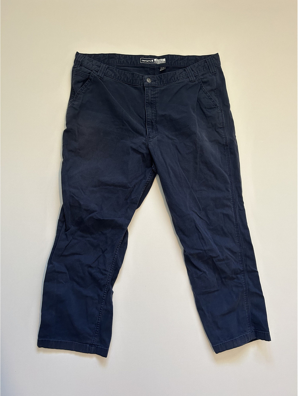 Carhartt Navy Blue Pants Relaxed Fit 42x30